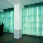 Float and colored glass: William J Nealon Federal Building