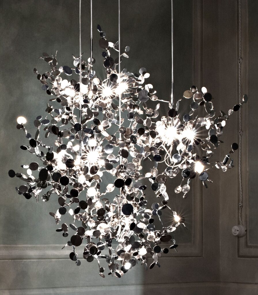 Argent chandelier