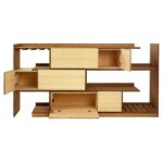 Bamboo Stagger Shelving