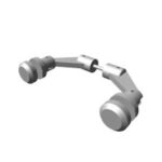 Axis – Side-mounted glazed railing panel fitting