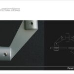 Axis – Side-mounted glazed railing panel fitting