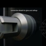 Axis – Side-mounted glazed railing panel fitting