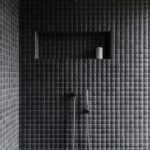 JAPANESE TILE - MADOKA-R BLACK MDK34