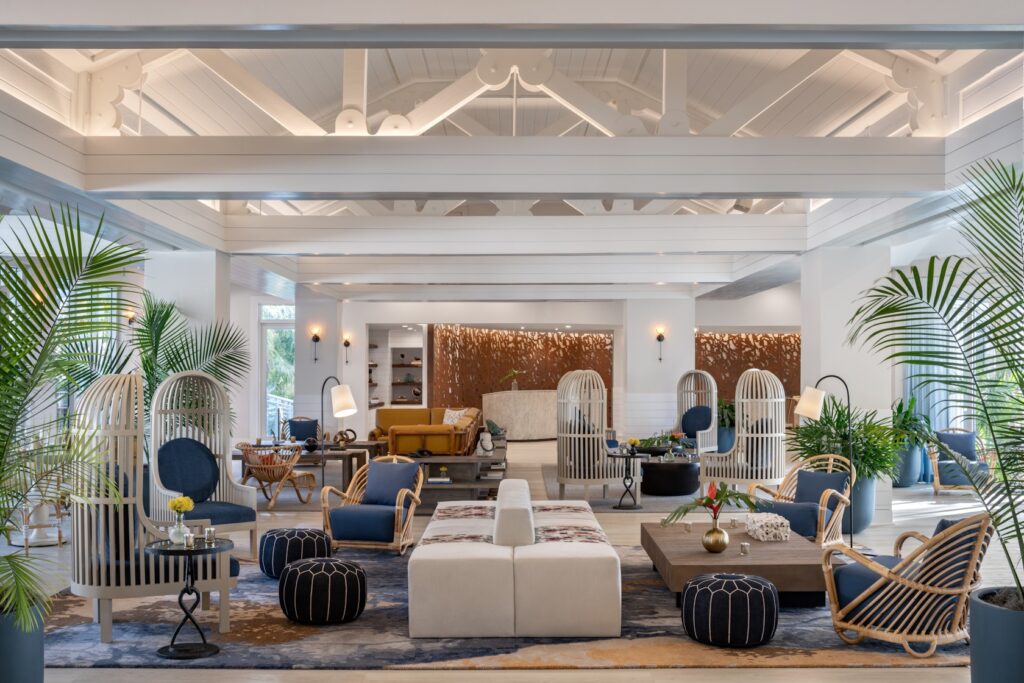 Barbary Beach House Lobby Wall Covering