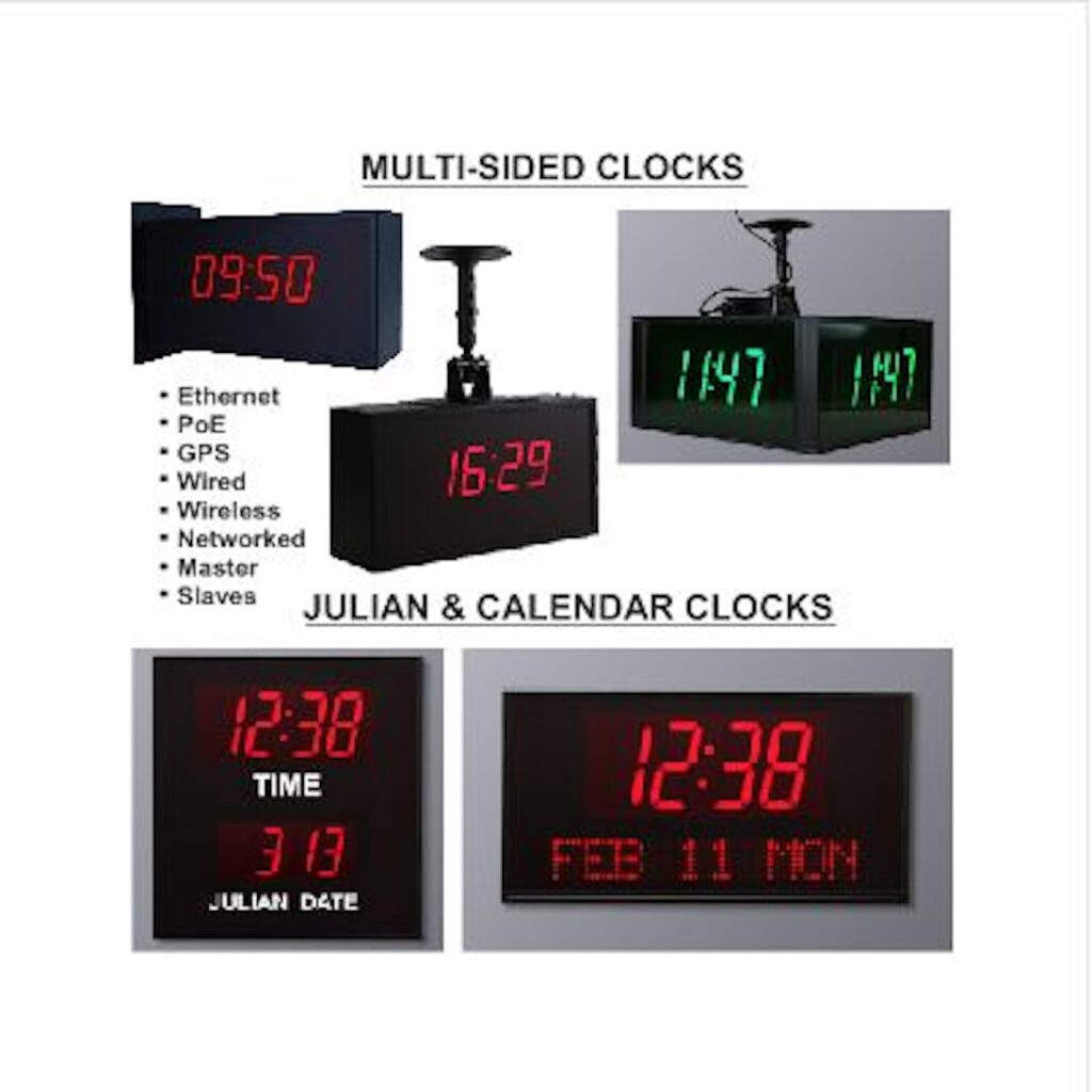 Digital Networked Clocks