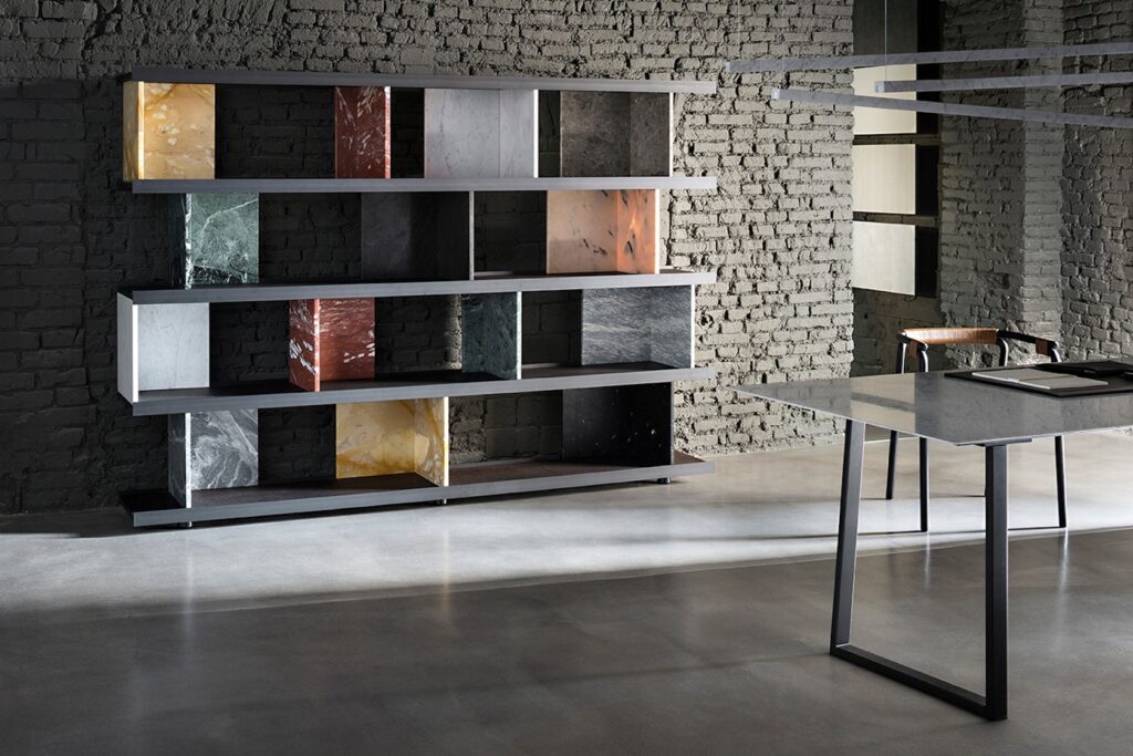 Colonnata Bookcases designed by Piero Lissoni