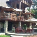 Curved Mountain Laurel Handrail