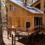 Curved Mountain Laurel Handrail