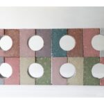 unfired circular tile