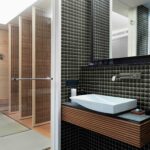 JAPANESE TILE - MADOKA-R BLACK MDK34