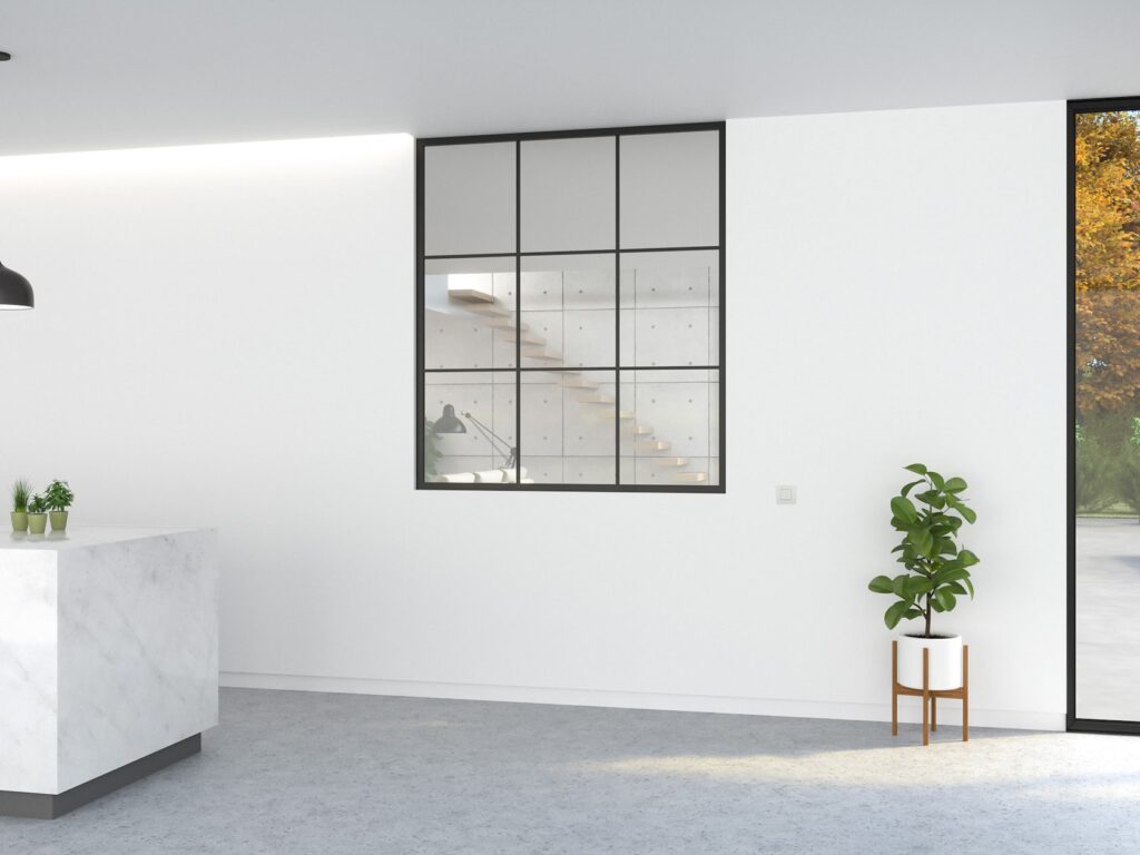 Glass partitioning system 3530